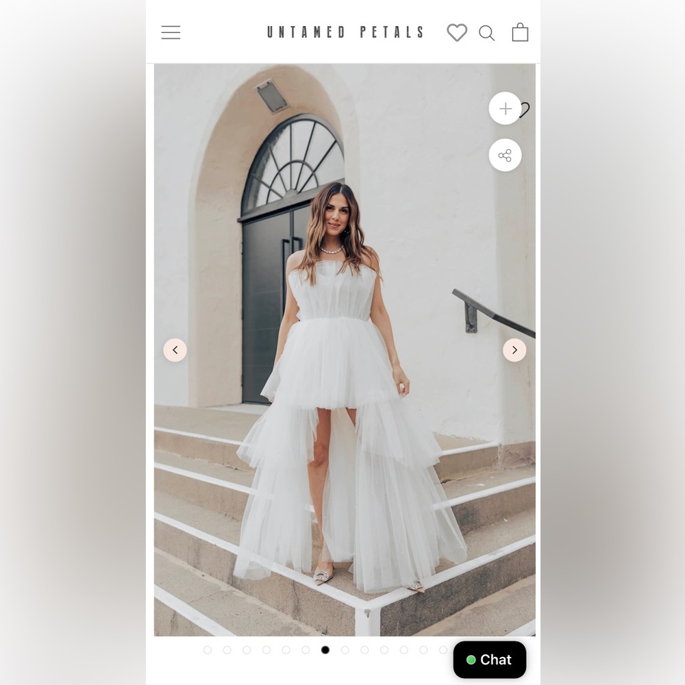 ISABELLA PEARL GOWN NWT // UNTAMED PETALS